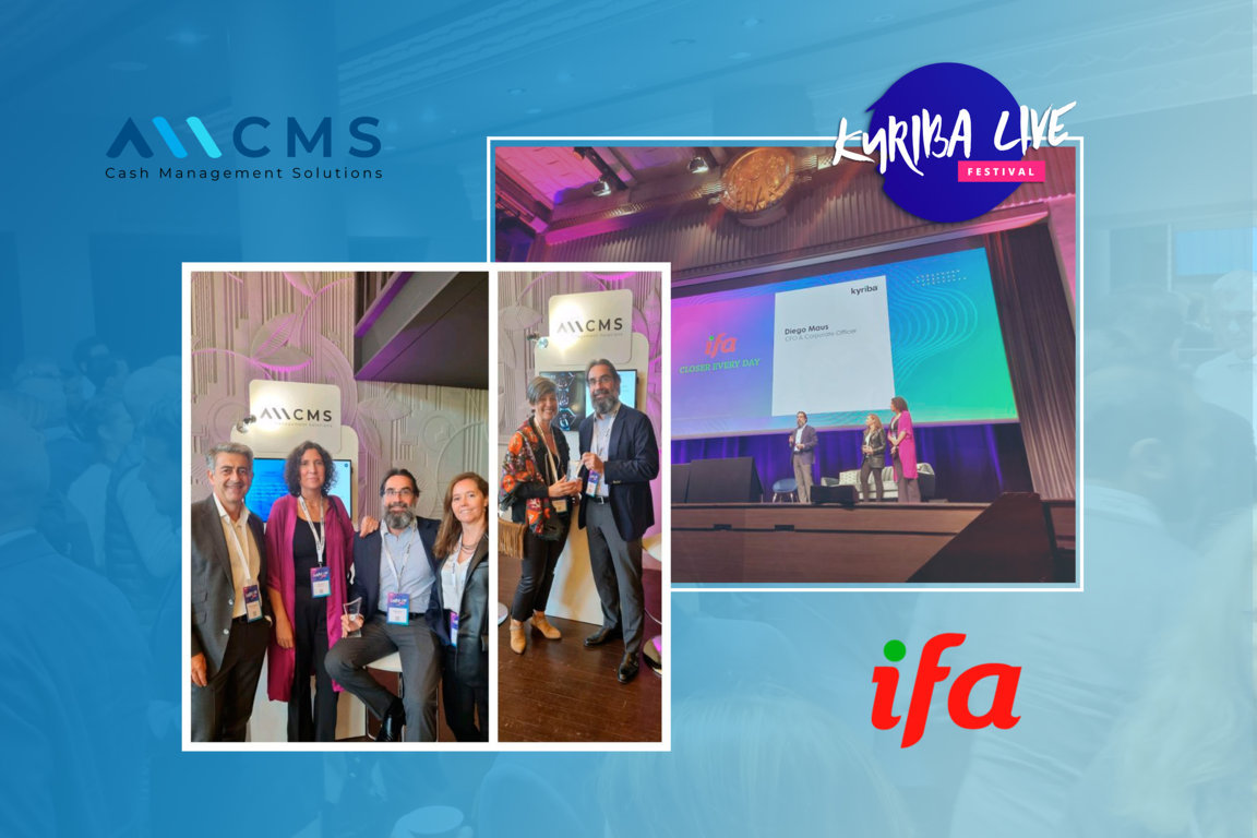 Premio IFA Excelencia Implantacion Solucion Automatizacion Tesoreria All CMS Kyriba Live