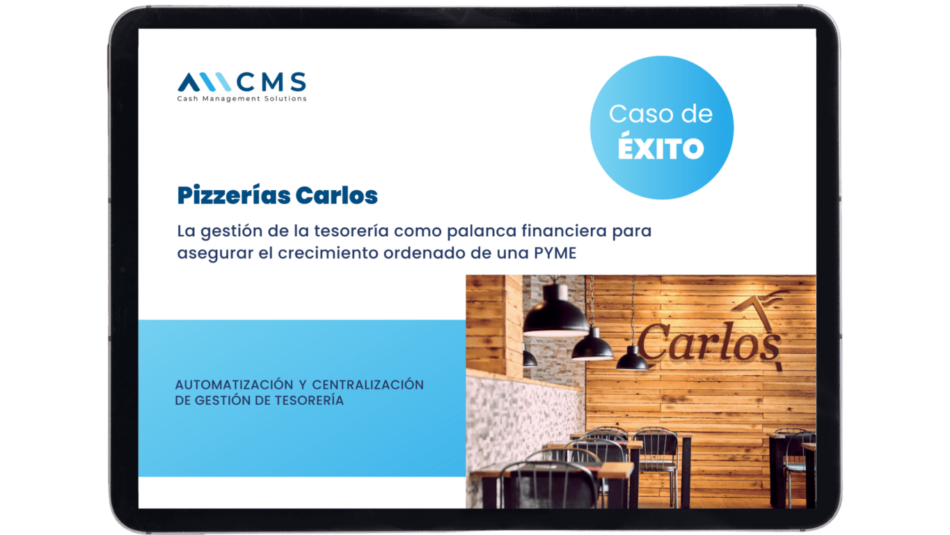 Caso Éxito Solución Automatización Procesos Financieros Gestión Tesorería Crecimiento PYME Pizzerías Carlos AllCMS Kyriba