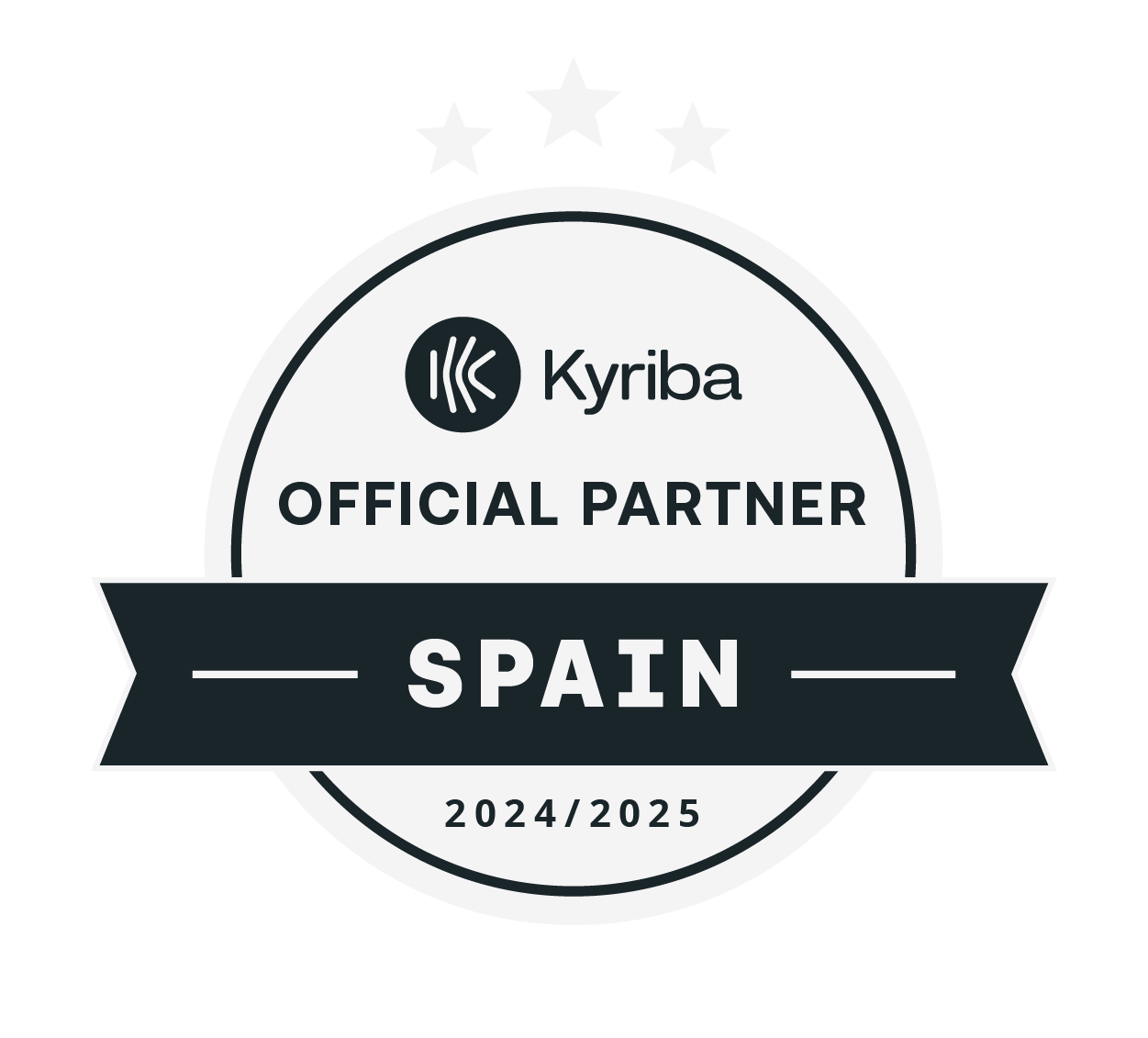 Logo Certificado Partner Espana Spain Kyriba AllCMS